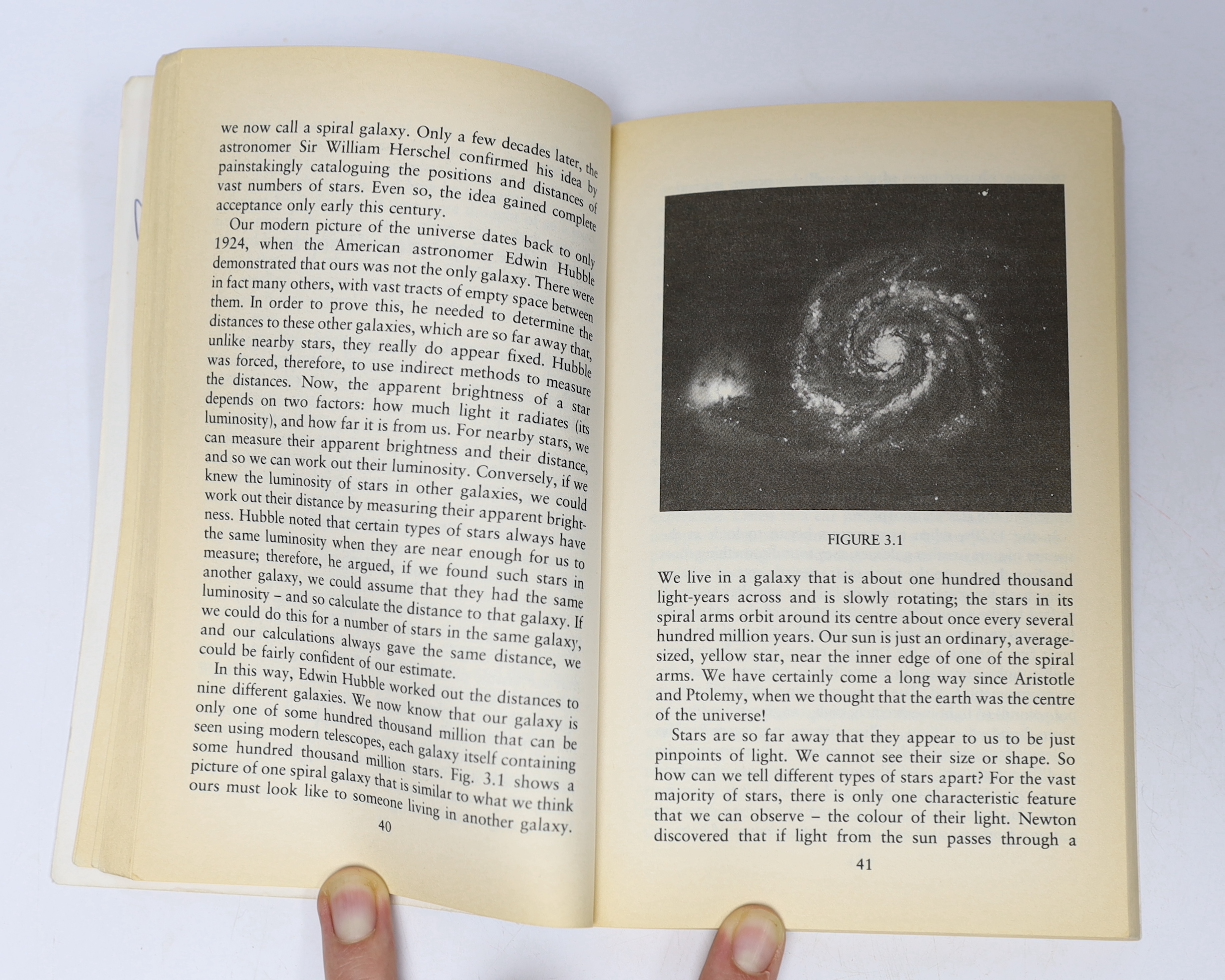 Stephen Hawking; A Brief History of Time, Bantam Books paperback edition, 1995, signed by Stephen Hawking with a thumb print
